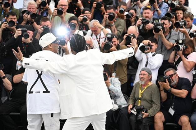 78eme Festival International du Film de Cannes Photocall with cast of Highest 2 Lowest 78th International Cannes Film Festival Photocall with cast of Highest 2 Lowest movie 444669 2025 05 19 Cannes France Lee, Spike Mayers, Rakim ASAP Rocky  Copyright: xSergexArnalx xStarfacex STAR_444669_035