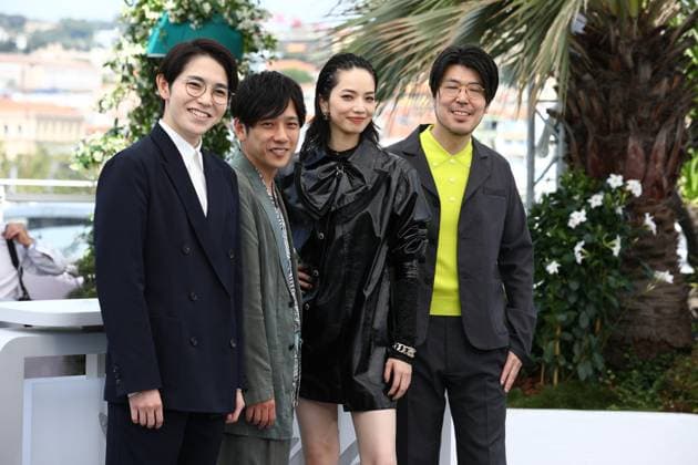 May 19, 2025, Cannes, Cote D azur, France: poses during the photocall for Exit 8 at the 78th Annual Cannes Film Festival at Palais des Festivals in Cannes, France Cannes France - ZUMAc179 20250519_zep_c179_298 Copyright: xMickaelxChavetx