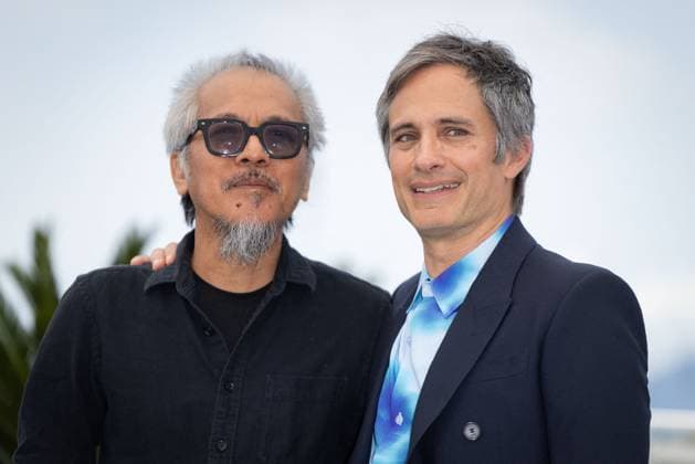 Magalhães (Magellan) Photocall - The 78th Annual Cannes Film Festival Lav Diaz and Gael García Bernal pose during the Magalhães (Magellan) photocall at the 78th annual Cannes Film Festival at Palais des Festivals on May 19, 2025 in Cannes, France. . Photo by Shootpix ABACAPRESS.COM Cannes France  Copyright: xShootpix ABACAx