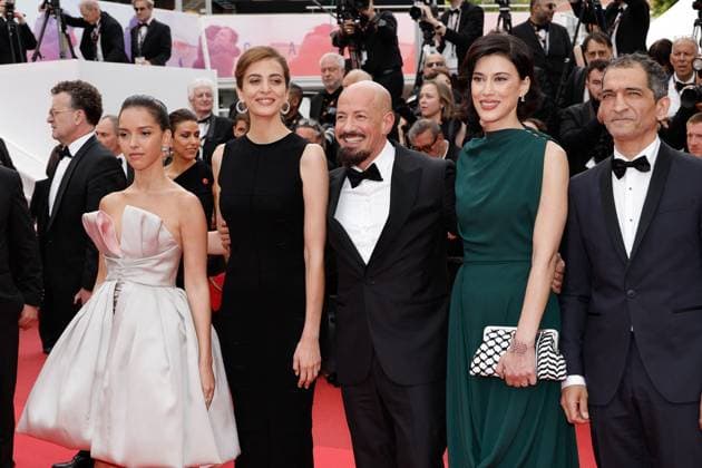 M Montée des marches du film Eagles of the Republic lors du 78ème Festival International du Film de Cannes Lyna Khoudri, Zineb Triki, Tarik Saleh, Cherien Dabis, Amr Waked Montée des marches du film Eagles of the Republic lors du 78ème Festival International du Film de Cannes, au Palais des Festivals à Cannes Le 19 mai 2025 Jacovides Moreau Bestimage Red carpet for the movie Eagles of the Republic during the 78th Cannes International Film Festival at the Palais des Festivals in Cannes, France On may 19th 2025 Cannes France  Copyright: xJACOVIDES-MOREAUx xBESTIMAGExJACOVIDES-MOREAUx xBESTIMAGEx