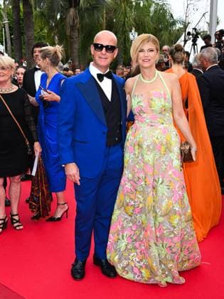 Cannes, 78th Cannes Film Festival 2025 - evening 7 - Red Carpet of the film Highest 2 Lowest Cannes, 78th Cannes Film Festival 2025 - evening 7 - Red Carpet of the film Highest 2 Lowest . In the photo Giuseppe Santoni, Alessia Santoni Cannes France  Copyright: xIPA ABACAx