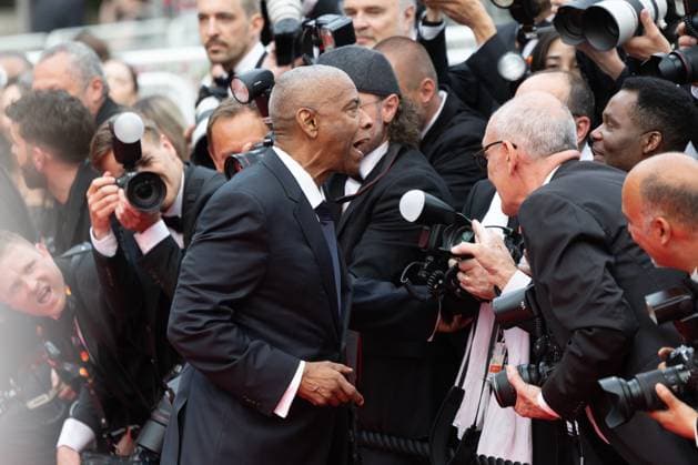 78. Internationalen Filmfestspiele von Cannes 2025 Cannes, Frankreich - 19.5.2024: Denzel Washington,während des - Highest 2 Lowest - Roten Teppichs während der 78. Internationalen Filmfestspiele von Cannes. Die 78. Internationalen Filmfestspiele von Cannes finden vom 13. bis 24. Mai 2025 statt. Provence-Alpes-Cote d Azur