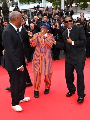 Cannes, 78th Cannes Film Festival 2025 - evening 7 - Red Carpet of the film Highest 2 Lowest In the photo: Denzel Washington, Spike Lee, A Rocky  Copyright: xTerenghi Ipax xipa-agency.netx xPoolxPhotoxEventsx05x IPA_Agency_IPA57945830