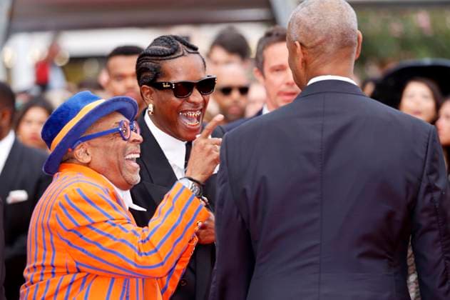 Spike Lee, ASAP Rocky and Denzel Washington at the premiere of the feature film Highest 2 Lowest at the Festival de Cannes 2025 78 Cannes International Film Festival at the Palais des Festivals Cannes, 19 05 2025 Foto:xD.xBedrosianx xFuturexImagex highest_5545