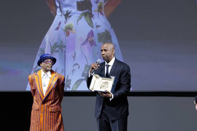 Cannes - Denzel Washington Receives A Surprise Palme d Or d Honneur I m very surprised, and I m sorry if I m a little emotional, said Denzel Washington on Monday 19 May, 2025 in the Grand Theatre Lumiere in Cannes. There to present Spike Lee s new film, Highest 2 Lowest , which was selected for the Out of Competition category at Cannes 2025, the 70-year-old actor was presented with a surprise Palme d Or d Honneur by Festival President Iris Knobloch and General Delegate Thierry Fremaux. Photo by FDC ABACAPRESS.COM Cannes France  Copyright: xABACAx