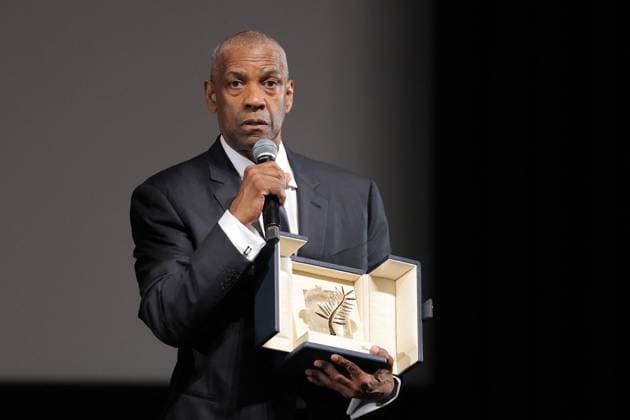 Cannes - Denzel Washington Receives A Surprise Palme d Or d Honneur I m very surprised, and I m sorry if I m a little emotional, said Denzel Washington on Monday 19 May, 2025 in the Grand Theatre Lumiere in Cannes. There to present Spike Lee s new film, Highest 2 Lowest , which was selected for the Out of Competition category at Cannes 2025, the 70-year-old actor was presented with a surprise Palme d Or d Honneur by Festival President Iris Knobloch and General Delegate Thierry Fremaux. Photo by FDC ABACAPRESS.COM Cannes France  Copyright: xABACAx