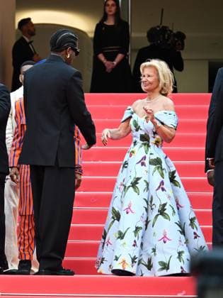 Cannes, Italy: Cannes, 78th Cannes Film Festival 2025 - evening 7 - Red Carpet of the film Highest 2 Lowest In the photo: Iris Knobloch Cannes Italy  - ZUMAp169 20250519_zea_p169_1588 Copyright: xManuelexMangiarottix
