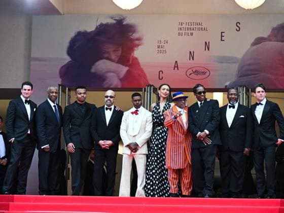 Cannes, 78th Cannes Film Festival 2025 - evening 7 - Red Carpet of the film Highest 2 Lowest Cannes, 78th Cannes Film Festival 2025 - evening 7 - Red Carpet of the film Highest 2 Lowest . Pictured: Jason Michael Berman, Denzel Washington, Elijah Wright, Jeffrey Wright, Aubrey Joseph, Ilfenesh Hadera, Spike Lee, A Rocky, Wendell Pierce and Alan Fox Cannes France Copyright: xIPA ABACAx
