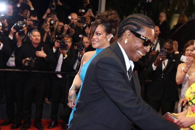 Rihanna and Asap Rocky leaving the Highest 2 Lowest Premiere - Cannes Rihanna and Asap Rocky are seen leaving the Highest 2 Lowest Premiere in Cannes, France on May 19, 2025 as part of the 78th Cannes Film Festival. Photo by Jerome Domine ABACAPRESS.COM Cannes France  Copyright: xDominexJerome ABACAx