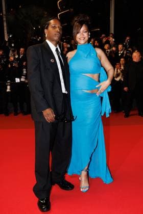 M Walking down the steps of the film Highest 2 Lowest at the 78th Cannes International Film Festival ASAP Rocky and his pregnant wife Rihanna Cannes France  Copyright: xJACOVIDES-MOREAUx xBESTIMAGExJACOVIDES-MOREAUx xBESTIMAGEx