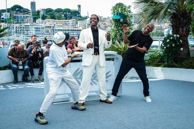 Photocall for Highest 2 Lowest , Palais des Festivals, Cannes, France Spike Lee, A$AP Rocky and Denzel Washington seen at the Photocall for Highest 2 Lowest during the 78th Festival de Cannes (Cannes International Film Festival) at Palais des Festivals, Cannes, , France on 19 May 2025. Picture, Credit:Julie Edwards Avalon France, French Riviera, Cannes, Palais des Festivals Copyright: xJuliexEdwardsx xAvalonx 1001057278