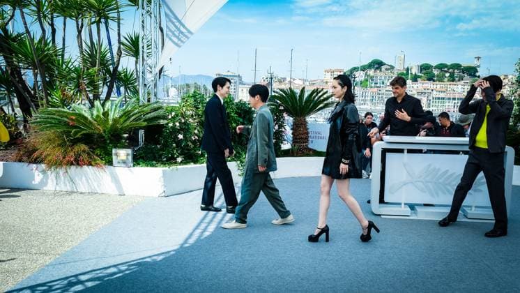 Photocall for Exit 8 , Palais des Festivals, Cannes, France Hirase Kentaro, Kazunari Ninomiya, Nana Komatsu and Genki Kawamura seen at the Photocall for Exit 8 during the 78th Festival de Cannes (Cannes International Film Festival) at Palais des Festivals, Cannes, , France on 19 May 2025. Picture, Credit:Julie Edwards Avalon France, French Riviera, Cannes, Palais des Festivals Copyright: xJuliexEdwardsx xAvalonx 1001056718