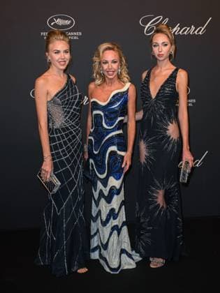 Cannes, Italy: Cannes, 78th Cannes Film Festival 2025 - evening 7 - Chopard Universe Dinner 2025 - In the photo: Princesses Maria Carolina of Bourbon Two Sicilies, Princess Camilla of Bourbon Two Sicilies, Maria Chiara of Bourbon Two Sicilies Cannes Italy  - ZUMAp169 20250519_zea_p169_1854 Copyright: xSimonexComix