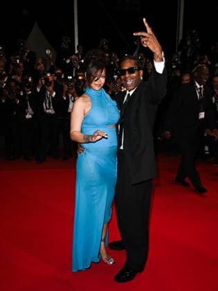 Cannes, France: Cannes, 78th Cannes Film Festival 2025 - evening 7 - Red Carpet of the film Highest 2 Lowest. In the photo Asap Rocky (A Rocky) and Rihanna Cannes  - ZUMAp169 20250519_zea_p169_1986 Copyright: xManuelexMangiarottix