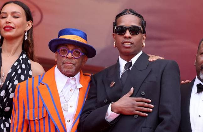 J Montée des marches du film Highest 2 Lowest lors du 78ème Festival International du Film de Cannes Hilfenesh Hadera, Spike Lee, ASAP Rocky Montée des marches du film Highest 2 Lowest lors du 78ème Festival International du Film de Cannes, au Palais des Festivals à Cannes On may 19th 2025 Jacovides Moreau Bestimage Red carpet for the movie Highest 2 Lowest during the 78th Cannes International Film Festival at the Palais des Festivals in Cannes, France On may 19th 2025 Cannes France  Copyright: xJACOVIDES-MOREAUx xBESTIMAGExJACOVIDES-MOREAUx xBESTIMAGEx