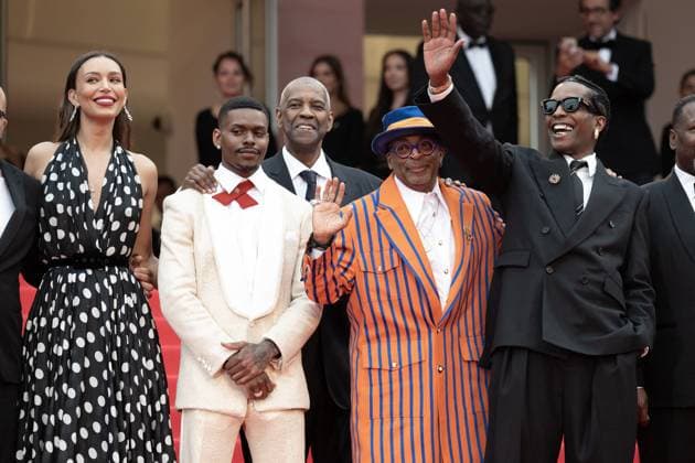 Cannes - Highest 2 Lowest Red Carpet DN Ilfenesh Hadera, Aubrey Joseph, Denzel Washington, Spike Lee, A$AP Rocky attend the Highest 2 Lowest red carpet at the 78th annual Cannes Film Festival at Palais des Festivals on May 19, 2025 in Cannes, France. Photo by David NIVIERE ABACAPRESS.COM CANNES France  Copyright: xNivierexDavid ABACAPRESS.COMx