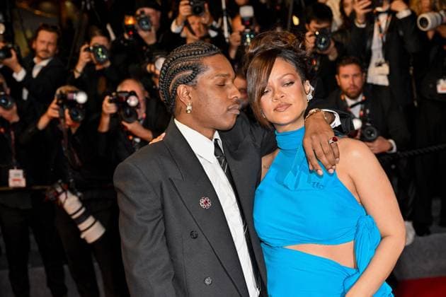 Cannes Highest 2 Lowest Exits JR Rihanna, A$AP Rocky exiting the screening of Highest 2 Lowest at 78th Cannes Film Festival in Cannes, France on May, 19, 2025. Photo by Julien Reynaud APS-Medias ABACAPRESS.COM Cannes France  Copyright: xReynaudxJulien APS-Medias ABACAx
