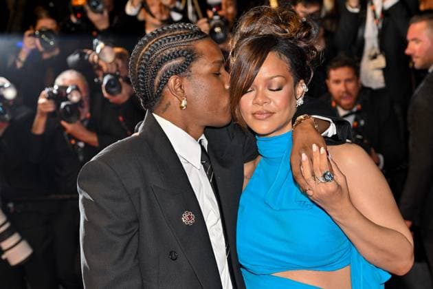 Cannes Highest 2 Lowest Exits JR Rihanna, A$AP Rocky exiting the screening of Highest 2 Lowest at 78th Cannes Film Festival in Cannes, France on May, 19, 2025. Photo by Julien Reynaud APS-Medias ABACAPRESS.COM Cannes France  Copyright: xReynaudxJulien APS-Medias ABACAx