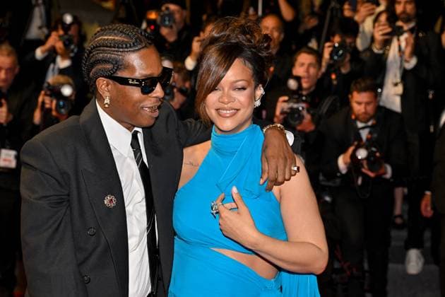 Cannes Highest 2 Lowest Exits JR Rihanna, A$AP Rocky exiting the screening of Highest 2 Lowest at 78th Cannes Film Festival in Cannes, France on May, 19, 2025. Photo by Julien Reynaud APS-Medias ABACAPRESS.COM Cannes France  Copyright: xReynaudxJulien APS-Medias ABACAx