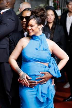 ASAP Rocky and Rihanna after the premiere of the movie Highest 2 Lowest at the Festival de Cannes 2025 78 Cannes International Film Festival at the Palais des Festivals Cannes, 19 05 2025 Foto:xD.xBedrosianx xFuturexImagex highest_5691