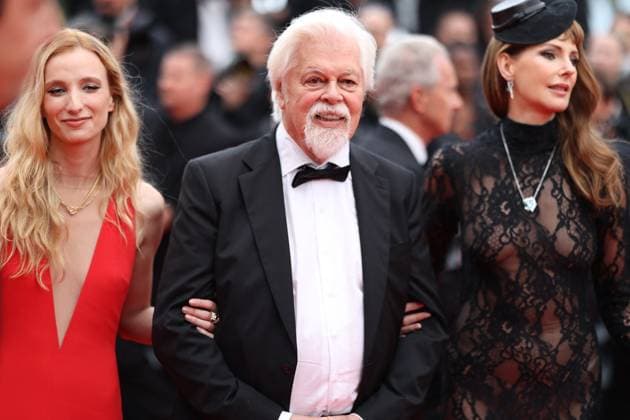 Cannes - Highest 2 Lowest Screening JD Paul Watson and Frederique Bel during the Highest 2 Lowest red carpet at the 78th annual Cannes Film Festival at Palais des Festivals on May 19, 2025 in Cannes, France. Photo by Jerome Domine ABACAPRESS.COM Cannes France  Copyright: xDominexJerome ABACAx