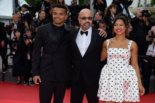 Cannes Highest 2 Lowest Red Carpet NG Elijah Wright, Jeffrey Wright and Juno Wright attending the ‘Highest 2 Lowest’ Screening and Red Carpet at Palais Des Festivals in Cannes, France on May 19 2025 as part of the 78th Cannes Film Festival. Photo by Nicolas Genin ABACAPRESS.COM Cannes France  Copyright: xGeninxNicolas ABACAx