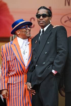 78eme Festival International du Film de Cannes Montée des marches du film Higest 2 Lowest 78th International Cannes Film Festival Red carpet for Highest 2 Lowest Movie 444701 2025 05 19 France Lee, Spike Mayers, Rakim ASAP Rocky  Copyright: xLionelxGuericolas MPPx STAR_444701_055