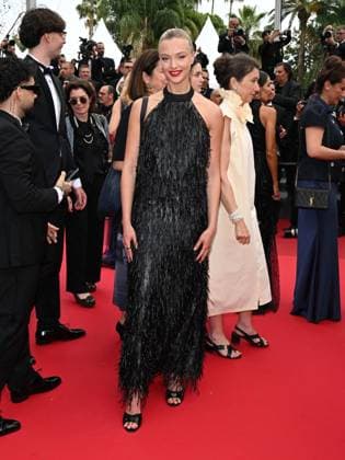 Cannes, France: Cannes, 78th Cannes Film Festival 2025 - evening 7 - Red Carpet of the film Highest 2 Lowest. In the photo Lilly Krug Cannes  - ZUMAp169 20250519_zea_p169_2378 Copyright: xManuelexMangiarottix