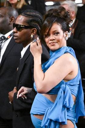 Cannes Exit Highest 2 Lowest Premiere AM ASAP Rocky and Rihanna attending the Highest 2 Lowest Premiere in Cannes, France on May 19, 2025 as part of the 78th Cannes Film Festival. Photo by Aurore Marechal ABACAPRESS.COM Cannes France  Copyright: xMarechalxAurore ABACAx