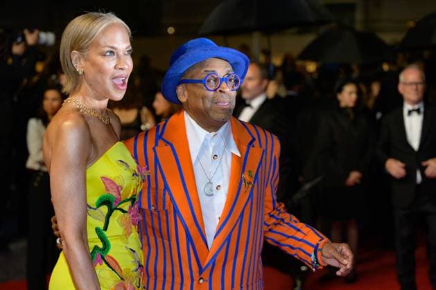 Cannes Highest 2 Lowest Red Carpet NG Tonya Lewis Lee and Spike Lee leaving the ‘Highest 2 Lowest’ Screening and Red Carpet at Palais Des Festivals in Cannes, France on May 19 2025 as part of the 78th Cannes Film Festival. Photo by Nicolas Genin ABACAPRESS.COM Cannes France  Copyright: xGeninxNicolas ABACAx