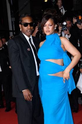 Cannes Highest 2 Lowest Red Carpet NG Rihanna and A$AP Rocky leaving the ‘Highest 2 Lowest’ Screening and Red Carpet at Palais Des Festivals in Cannes, France on May 19 2025 as part of the 78th Cannes Film Festival. Photo by Nicolas Genin ABACAPRESS.COM Cannes France  Copyright: xGeninxNicolas ABACAx
