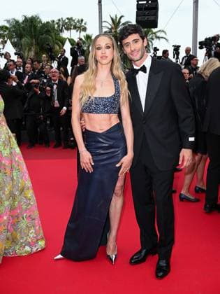 Cannes, Italy: Cannes, 78th Cannes Film Festival 2025 - evening 7 - Red Carpet of the film Highest 2 Lowest In the photo: Nicola Del Freo, Virna TOPPI Cannes Italy  - ZUMAp169 20250519_zea_p169_1224 Copyright: xManuelexMangiarottix