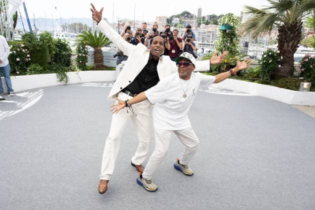 Cannes - Highest 2 Lowest Photocall DN Spike Lee and A$AP Rocky during the Highest 2 Lowest photocall at the 78th annual Cannes Film Festival at Palais des Festivals on May 19, 2025 in Cannes, France. Photo by David NIVIERE ABACAPRESS.COM CANNES France  Copyright: xNivierexDavid ABACAPRESS.COMx