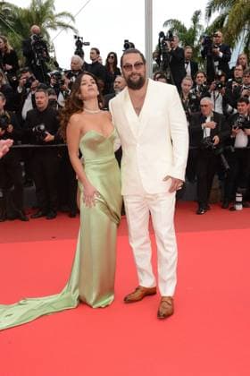 May 19, 2025, Cannes, France: CANNES, FRANCE - MAY 19: Jason Momoa and Adria Arjona attend the Highest 2 Lowest red carpet at the 78th annual Cannes Film Festival at Palais des Festivals on May 19, 2025 in Cannes, France. Cannes France - ZUMAi09_ 20250519_zaf_i09_025 Copyright: xFrederickxInjimbertx
