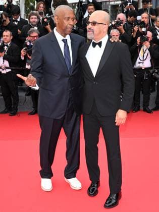 Cannes, France: Cannes, 78th Cannes Film Festival 2025 - evening 7 - Red Carpet of the film Highest 2 Lowest In the photo: Denzel Washington, Elijah Wright Cannes France  - ZUMAp169 20250519_zea_p169_1533 Copyright: xTerenghi Ipax