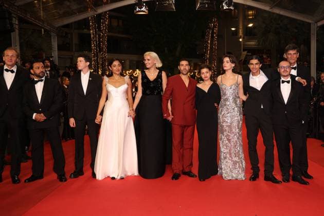 J Montée des marches du film Alpha lors du 78ème Festival International du Film de Cannes Jean Rachid Kallouche, Finnegan Oldfield, Golshifteh Farahani, Julia Ducournau, Tahar Rahim, Mélissa Boros, Emma Mackey, Louai El Amrousy Montée des marches du film Alpha lors du 78ème Festival International du Film de Cannes, au Palais des Festivals à Cannes On may 19th 2025 Jacovides Moreau Bestimage Red carpet for the movie Alpha during the 78th Cannes International Film Festival at the Palais des Festivals in Cannes, France On may 19th 2025 Cannes France  Copyright: xJACOVIDES-MOREAUx xBESTIMAGExJACOVIDES-MOREAUx xBESTIMAGEx