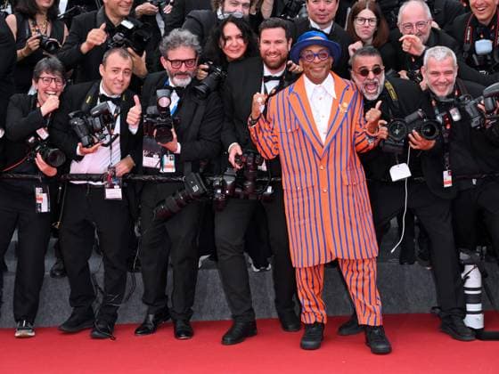 Cannes, France: Cannes, 78th Cannes Film Festival 2025 - evening 7 - Red Carpet of the film Highest 2 Lowest In the photo: Spike Lee, photographers Cannes France  - ZUMAp169 20250519_zea_p169_1582 Copyright: xTerenghi Ipax