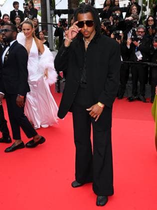 Cannes, France: Cannes, 78th Cannes Film Festival 2025 - evening 7 - Red Carpet of the film Highest 2 Lowest In the photo: Jules KoundÃ Cannes France  - ZUMAp169 20250519_zea_p169_1965 Copyright: xTerenghi Ipax