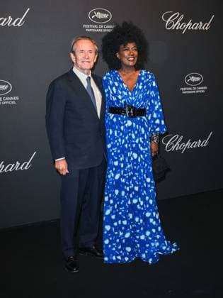 Cannes, Italy: Cannes, 78th Cannes Film Festival 2025 - evening 7 - Chopard Universe Dinner 2025 - In the photo: Jacky Ickx and Khadja Nin Cannes Italy  - ZUMAp169 20250519_zea_p169_2130 Copyright: xSimonexComix