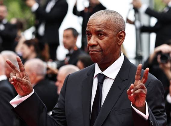 (250520) -- CANNES, May 20, 2025 -- U.S. actor Denzel Washington arrives for the screening of the film Highest 2 Lowest at the 78th edition of the Cannes Film Festival in Cannes, southern France, on May 19, 2025. ) FRANCE-CANNES-FILM FESTIVAL-HIGHEST 2 LOWEST-SCREENING GaoxJing 
