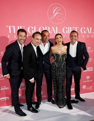 Cannes - Global Gift Gala Arrivals Ugo Lecorché, Eva Longoria, Antoine Lecorché attend the Global Gift Gala ahead the 78th annual Cannes Film Festival on May 19, 2025 in Cannes, France. Photo by Marco Piovanotto ABACAPRESS.COM Cannes France  Copyright: xPiovanottoxMarco ABACAx