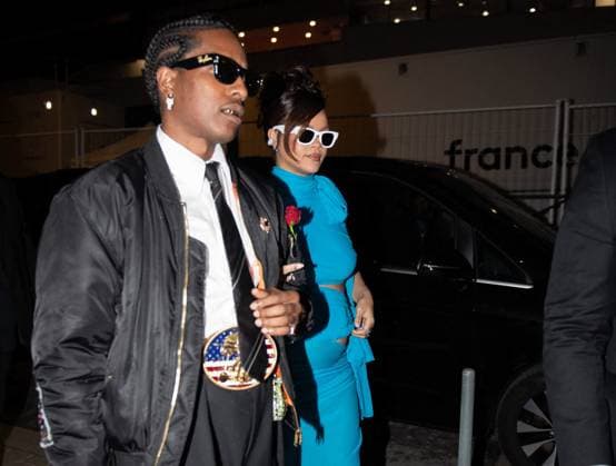 Cannes - ASAp Rocky And Rihanna Arrive At The Ray-Ban Party A$AP Rocky and pregnant Rihanna arrivet the Ray-Ban party, after being spotted earlier on the steps of the Palais des Festivals in Cannes, France on May 20, 2025, during the 78th Cannes Film Festival. Photo by Florian Poitout ABACAPRESS.COM Cannes France  Copyright: xPoitoutxFlorian ABACAx