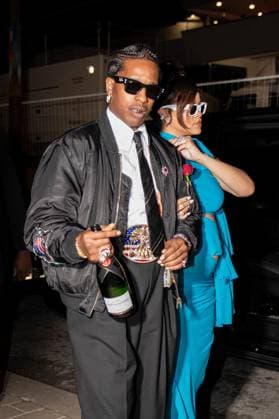 Cannes - ASAp Rocky And Rihanna Arrive At The Ray-Ban Party A$AP Rocky and pregnant Rihanna arrivet the Ray-Ban party, after being spotted earlier on the steps of the Palais des Festivals in Cannes, France on May 20, 2025, during the 78th Cannes Film Festival. Photo by Florian Poitout ABACAPRESS.COM Cannes France  Copyright: xPoitoutxFlorian ABACAx