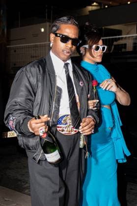 Cannes - ASAp Rocky And Rihanna Arrive At The Ray-Ban Party A$AP Rocky and pregnant Rihanna arrivet the Ray-Ban party, after being spotted earlier on the steps of the Palais des Festivals in Cannes, France on May 20, 2025, during the 78th Cannes Film Festival. Photo by Florian Poitout ABACAPRESS.COM Cannes France  Copyright: xPoitoutxFlorian ABACAx