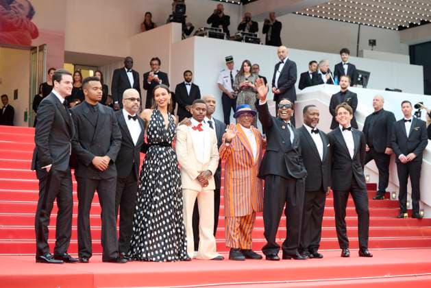 CANNES, FRANCE - MAY 19: Jason Michael Berman, Denzel Washington, Elijah Wright, Jeffrey Wright, Aubrey Joseph, Ilfenesh Hadera, Spike Lee, ASAP Rocky, Wendell Pierce and Alan Fox attend the Highest 2 Lowest red carpet during the 78th annual Cannes Film Festival at Palais des Festivals on May 19, 2025 in Cannes, France. Copyright: xVCGx 111568608981