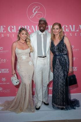78th Cannes International Film Festival Global Gift Gala Cannes 2025 Zulay Pogba, Paul Pogba 78th Cannes International Film Festival Global Gift Gala Cannes 2025 444720 2025 05 19 Cannes France  Copyright: xFranckxBoutonnetx xStarfacex STAR_444720_021