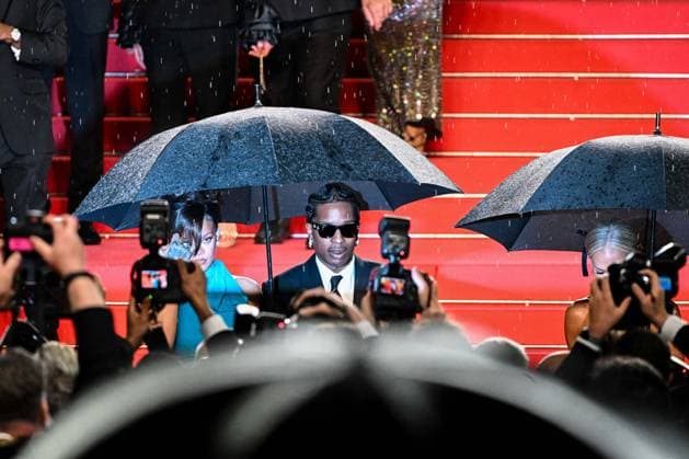 Cannes - Rihanna And Asap Rocky Leaving the Highest 2 Lowest Screening Rihanna and Asap Rocky are seen leaving the Highest 2 Lowest Premiere in Cannes, France on May 19, 2025 as part of the 78th Cannes Film Festival. Photo by Florian Poitout ABACAPRESS.COM Cannes France  Copyright: xPoitoutxFlorian ABACAx