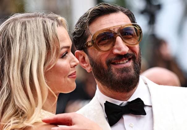 (250520) -- CANNES, May 20, 2025 -- Swedish actor Fares Fares (R) leaves after the screening of the film Eagles of the Republic at the 78th edition of the Cannes Film Festival in Cannes, southern France, on May 19, 2025. ) FRANCE-CANNES-FILM FESTIVAL-EAGLES OF THE REPUBLIC-SCREENING GaoxJing 