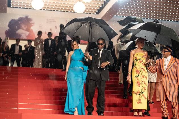 Highest 2 Lowest Red Carpet - The 78th Annual Cannes Film Festival Rihanna, A$AP Rocky, Tonya Lewis Lee, and Spike Lee depart the Highest 2 Lowest red carpet at the 78th annual Cannes Film Festival at Palais des Festivals in Cannes, France, on May 19, 2025. Cannes France  Copyright: xLucaxCarlinox originalFilename: carlino-notitle250519_npP6G.jpg