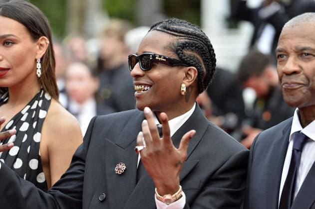 ASAP Rocky at the Highest 2 Lowest film premiere on 19 05 2025 as part of the 78 Film Festival in Cannes Highest 2 Lowest film premiere in Cannes
